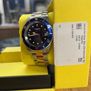 Invicta Pro diver all stainless steel watch